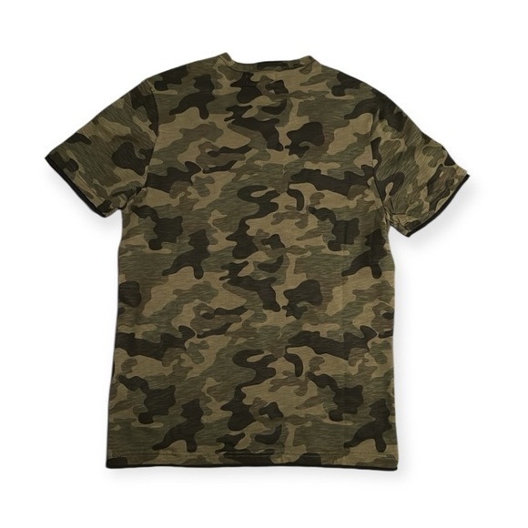 Guess Los Angeles Vanness Camo Henley Shirt - Picture 4 of 4